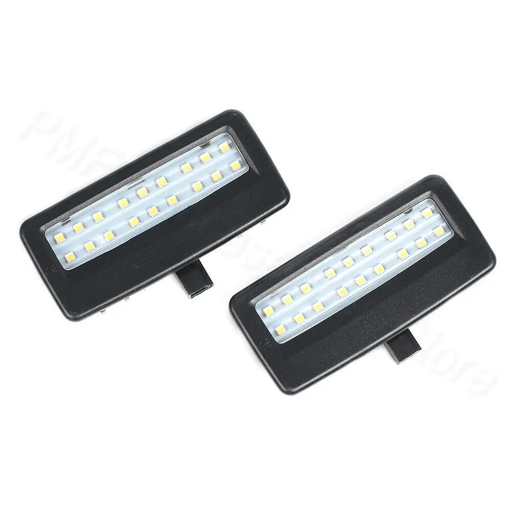 2pcs For BMW F07 F10 F11 7 F01 F03 LED White Cosmetic Mirror Sun Visor Lights