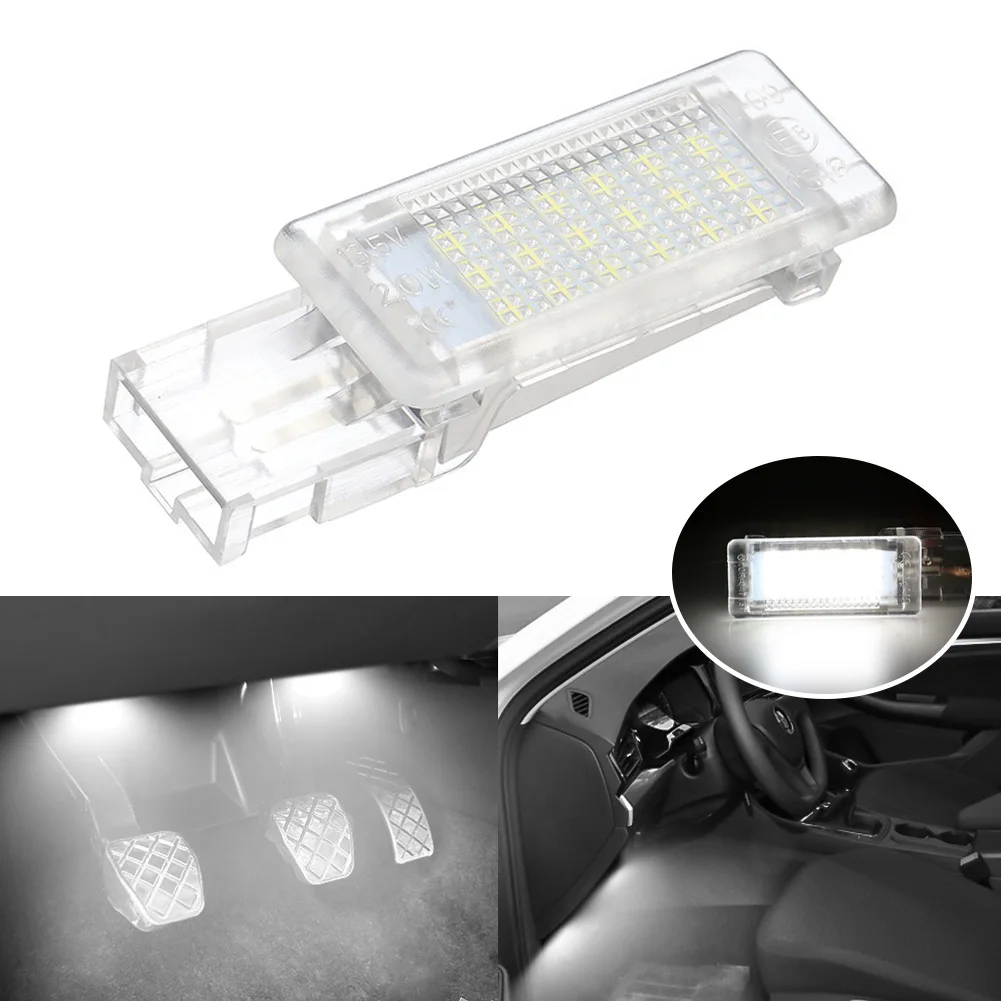 LED Footwell Light Luggage Compartment Glove Box Lamps For Seat Ateca Alhambra Skoda Superb Rapid VW Passat B6 B7 Golf 5 6 Caddy