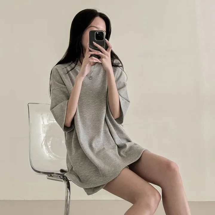 Summer Student Korean Style Loose-fit Tracksuit Solid Color Women Sports Suit Short Sleeveless Cotton Shorts Casual 2 Piece Sets