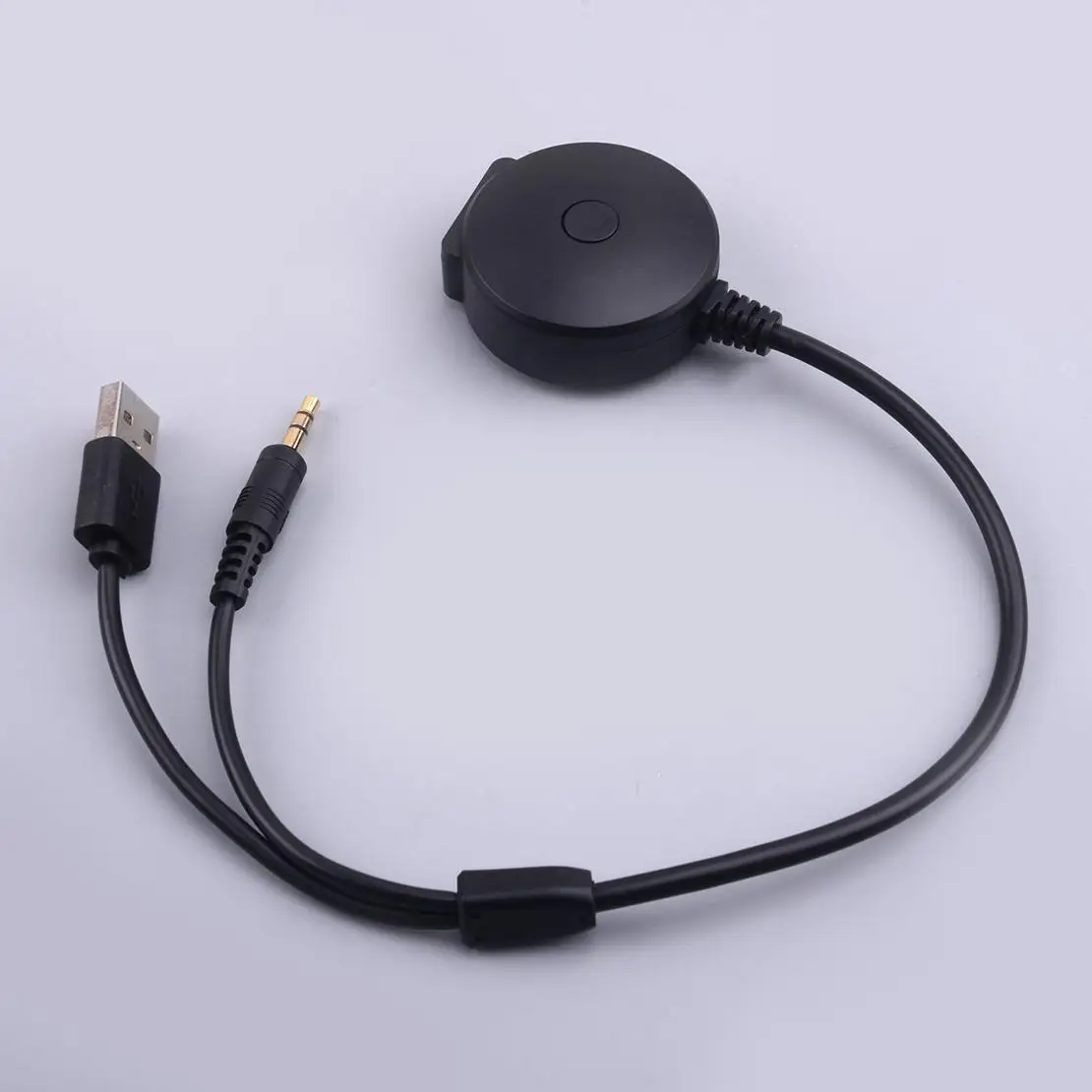 Car Bluetooth Music Adapter 3.5mm AUX USB Audio Cable 5V 25-50mA 2.4-4.8GHz Fit For BMW Mini Cooper