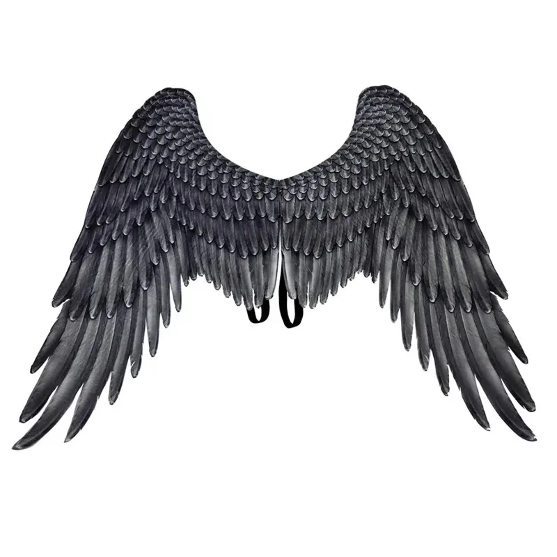 TDAICHAN جودة عالية بولي Foam رغوة لينة Engelenvleugels الكبار النساء تأثيري حلي أبيض وأسود Asas De Anjo الاسد دي أجنحة الملاك