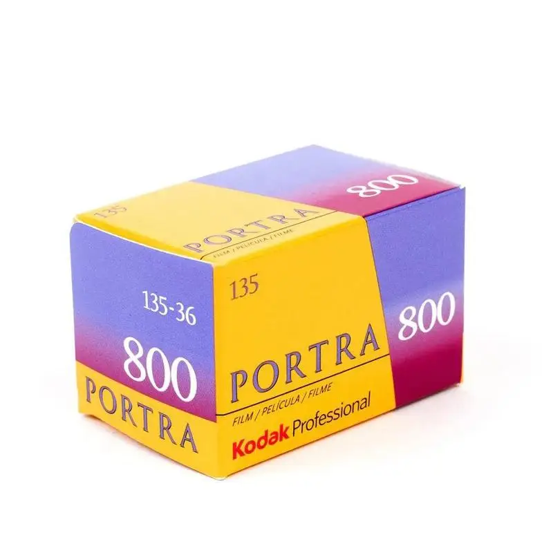 Kodak Portra 800 135mm kolorowa profesjonalna negatywowa folia 35mm 36Exp/rolka do 135 kamery filmowej (data ważności: 02.2025)