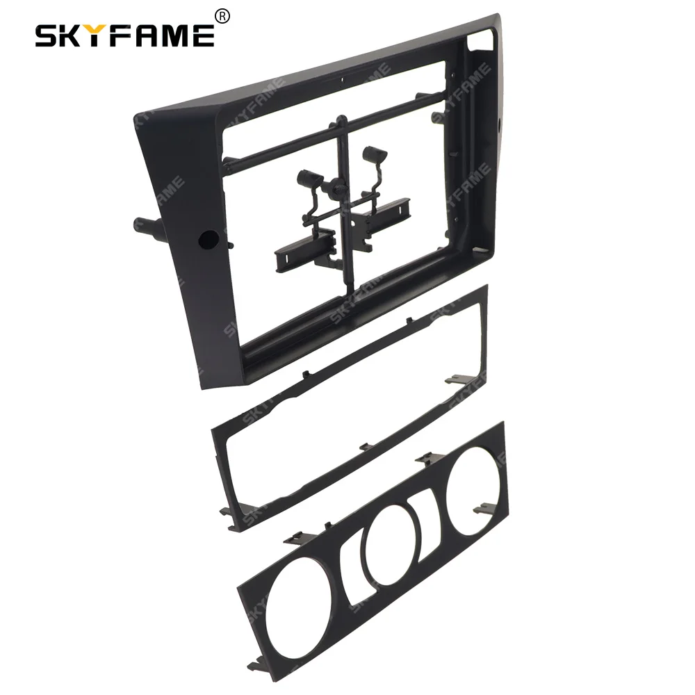 SKYFAME Car Frame Fascia Adapter Canbus Box Decoder Android Radio Dash Fitting Panel Kit For BMW E90 E91 E92 E93 M3 BMW 3 Series