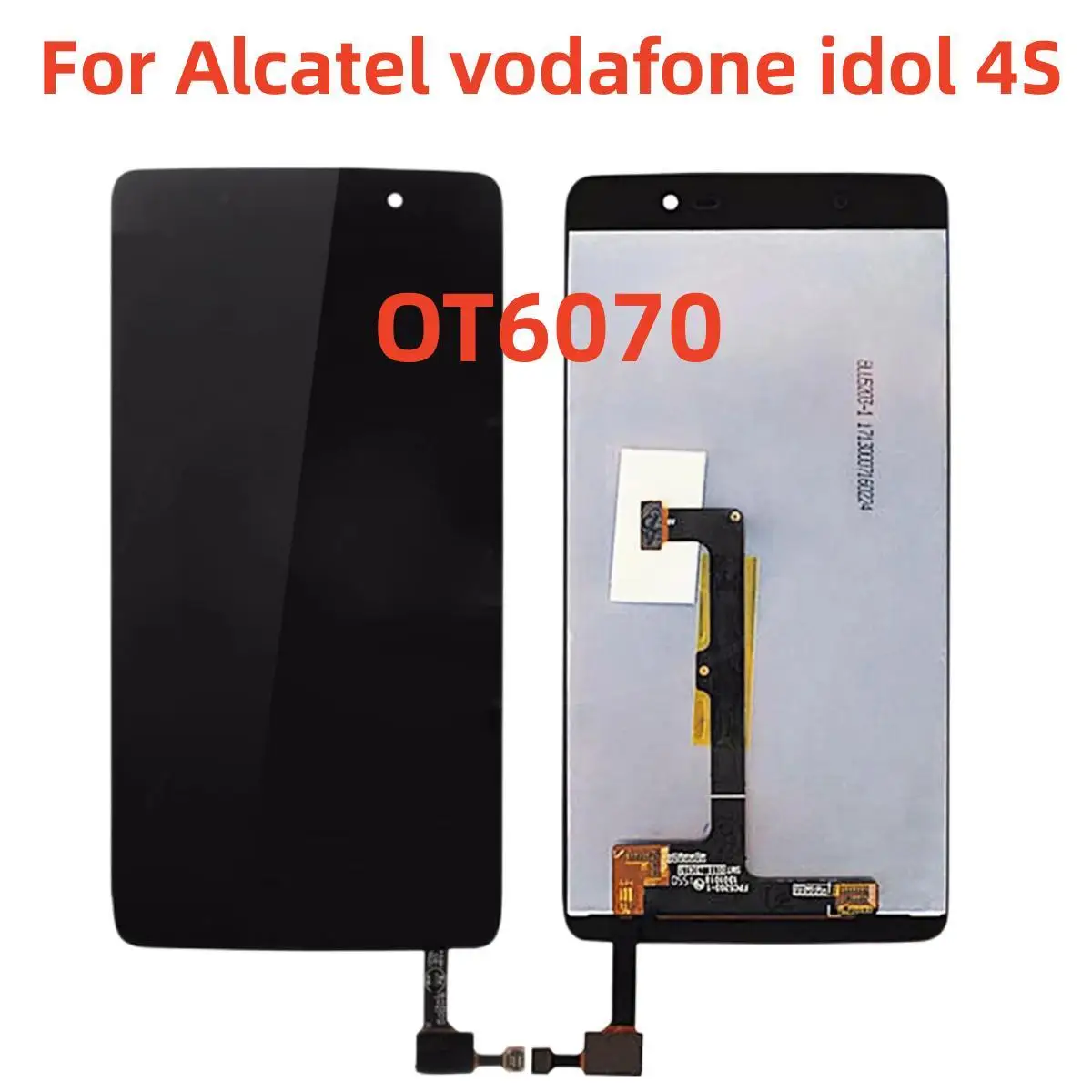 

For Alcatel vodafone idol 4S OT6070 6070k 6070y 6070 LCD Display + Touch Screen Digitizer Full Assembly For OT 6070