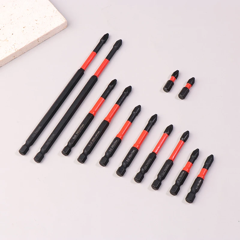 2pcs PH2 Impact Type Bit High Speed Steel Wear Resistance Separate Sell Separately Carpentry Power Tool Part