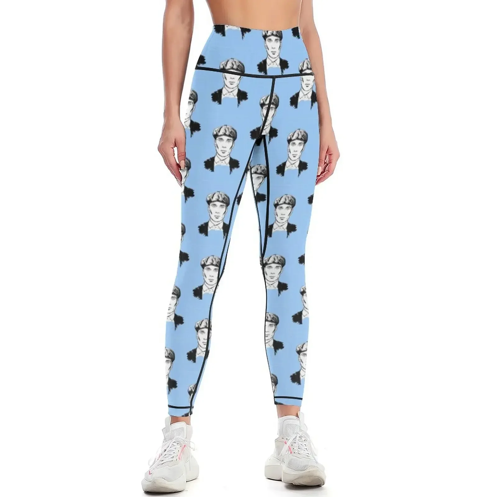 

Tom Shelby - Colour Block Series (BLUE EYES) Leggings joggers for for physical Legging sport Womens Leggings