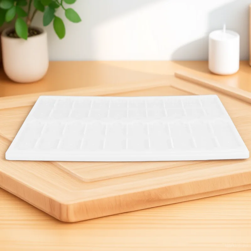 Slide Organization Tray Microscope 20-Slot PP Storage Board for Lab Science Research Easy Insert Retrieve Slides Teaching