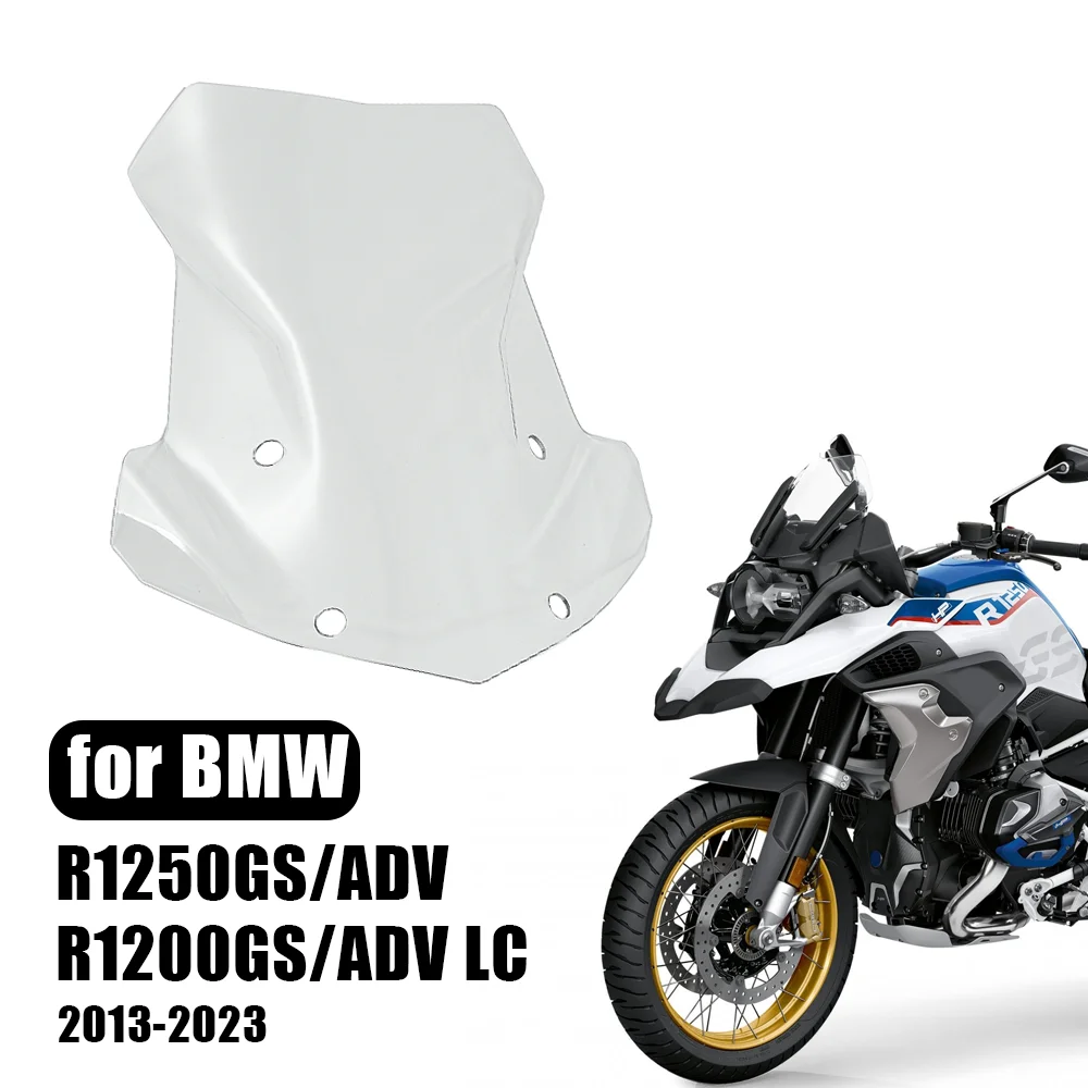 For BMW R1250GS R1200GS Adventure R1250 GS LC ADV Windshield Windscreen Wind Shield Screen Deflector Spoiler Protector 2013-2023