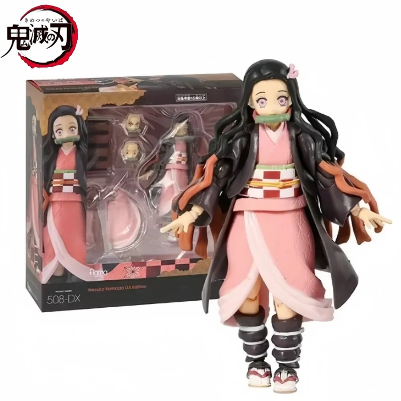 

Demon Slayer Figma Аниме Фигурка Rengoku Kyoujurou Фигурка 533/508/522 Kamado Tanjirou Kamado Nezuko Модель игрушки в подарок