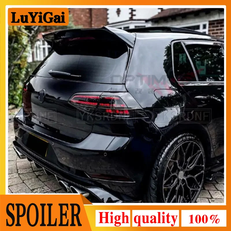 2013-2018 Dla Volkswagen Golf 7 MK7 TSi TDi GTI R GTD GTE OSIR Style Samochodowy tylny spojler dachowy Tylne skrzydło bagażnika z ABS