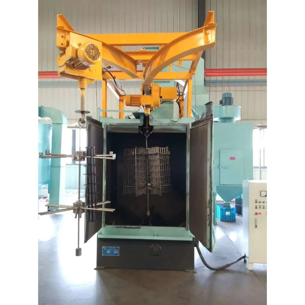 Hook Shot Blasting Abrator Machine Steel Shot Blaster Structure Continuous Operation for Mold Factory Aluminum Alloy Parts