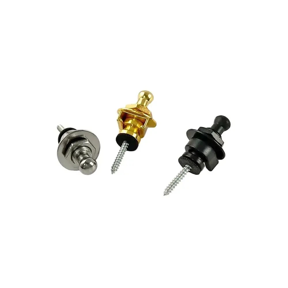 Guitar Strap Lock 1 PCS Heavy Duty Metal Button Security Straplock for Electric Acoustic Guitar Bass Ukulele image 4