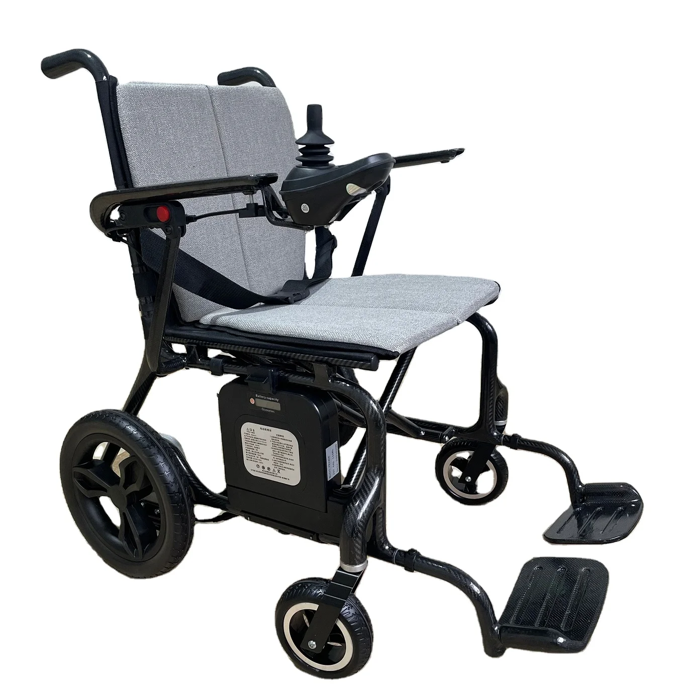 14kg Feather Portable Handicap Wheelchair Light Weight Wheelchair Carbon Fiber Electric Wheelchair Lightweight Foldable-BZ-JY01