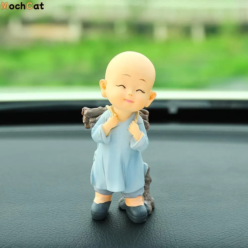 

Resin Monks Action Figure Band Figurines Figure Doll Car Ornaments Handicrafts Monk Decoration Monks Dolls DashBoard Voiture