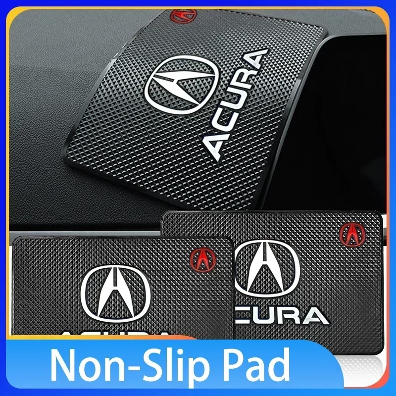 

Car Mobile Phone Mat Dashboard Mat Rubber Mat Non-Slip Pad For Acura RDX Integra TLX CDX MDX RDX ZDX ILX Auto Accessories