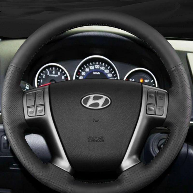 Car Accessory Car Steering Wheel Cover For Hyundai Veracruz 2007-2012 IX55 2007-2012 Customized Original Steering Wheel Braid