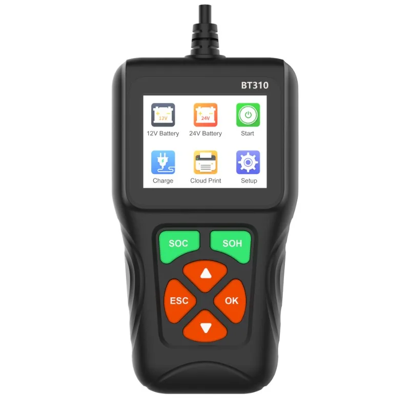 

Car color screen multilingual, car detector motorcycle battery detection