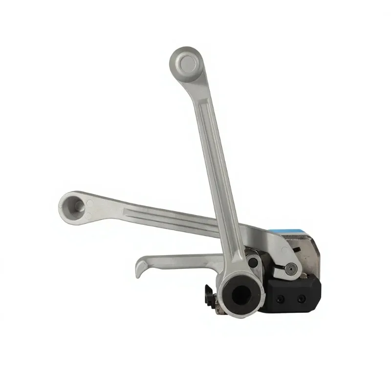 Manual Steel Band Baler Strapping Machine Sealless Buckle-Free Packing for Cans Textiles Easy Operate Core Includes Bearings