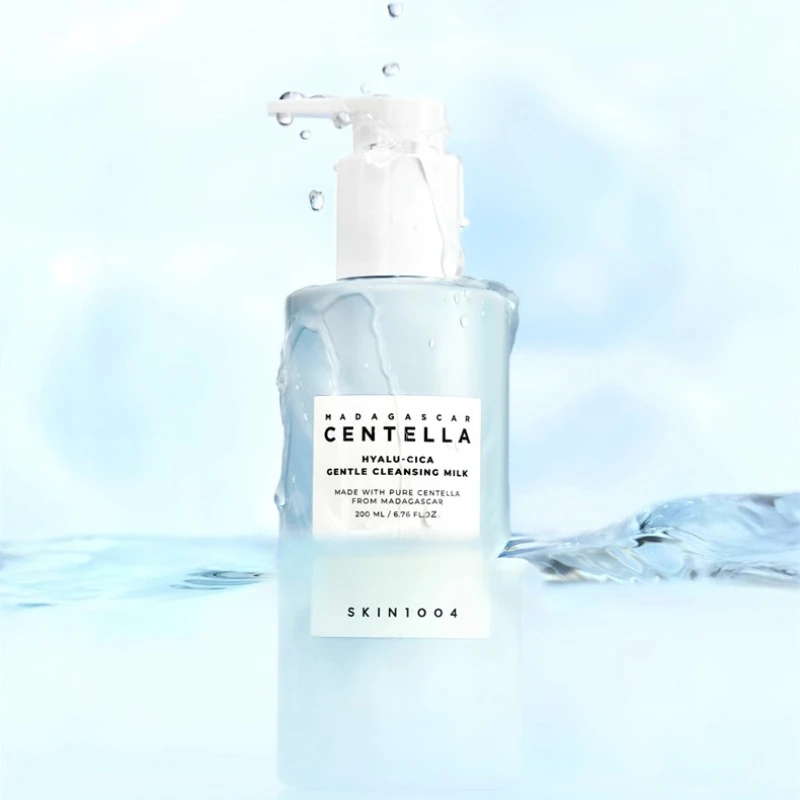 Korean Centella Skincare 2pcs Sets Hyalu-cica Gentle Cleansing Milk,Makeup Remover Moisturizing Cleanser Soothing Dry Skin 200ml