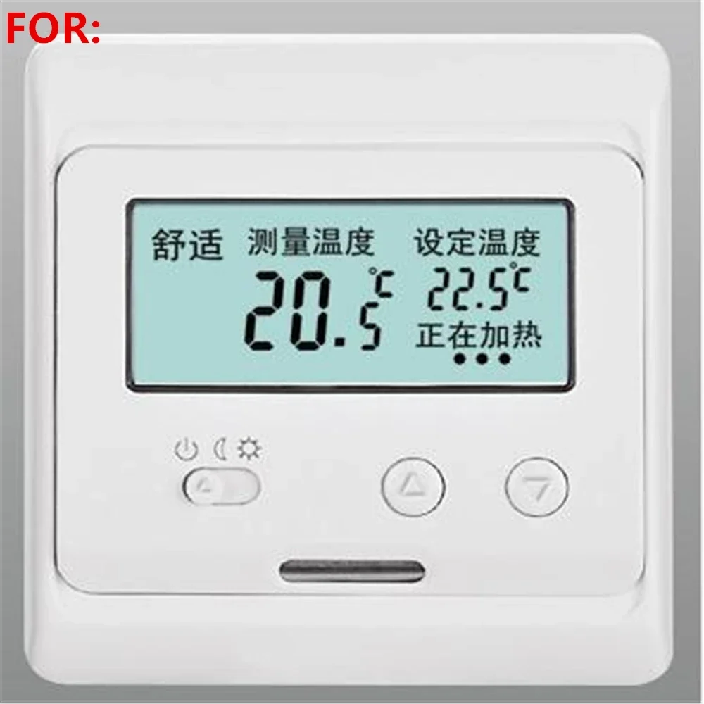 Plumbing Temperature Control Panel Electric Floor Heating Thermostat Switch Electric Film Heating Cable Wall Heating