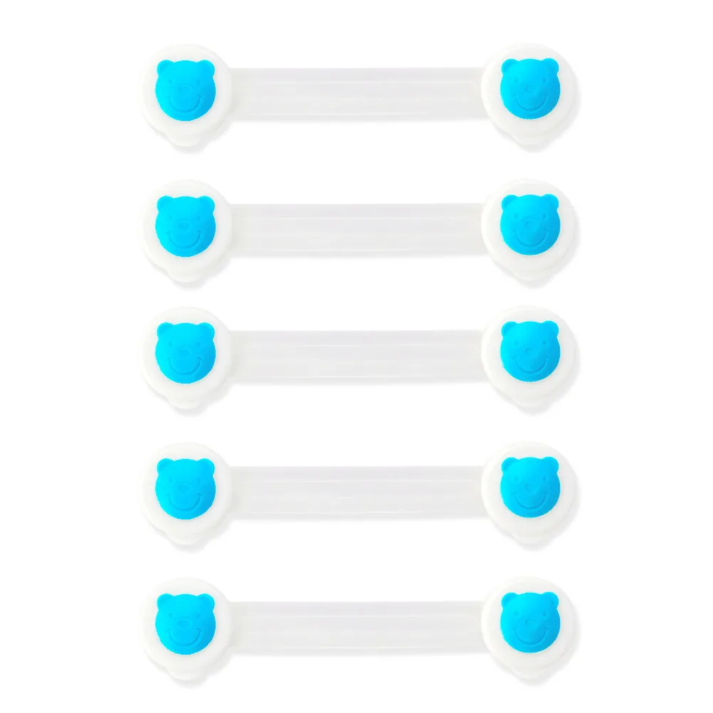 5 Pcs Practical Safety Locks Drawer Baby Proof Low Profile Child Refrigerator Latches