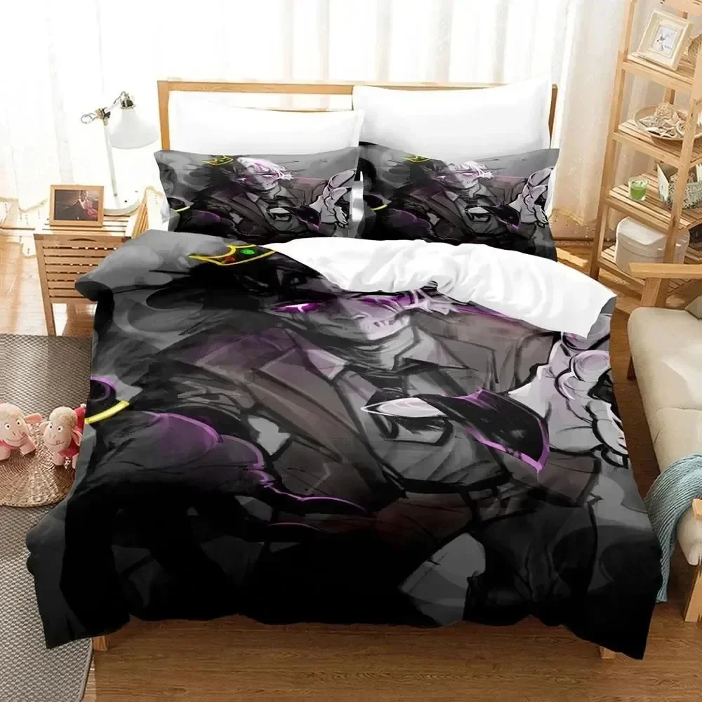 

3D Print Anime Ranboo Printed Bed Set Duvet Cover Pillowcase Bedding Set Bed Linen Sheet Quilt Cover Full Queen King Size