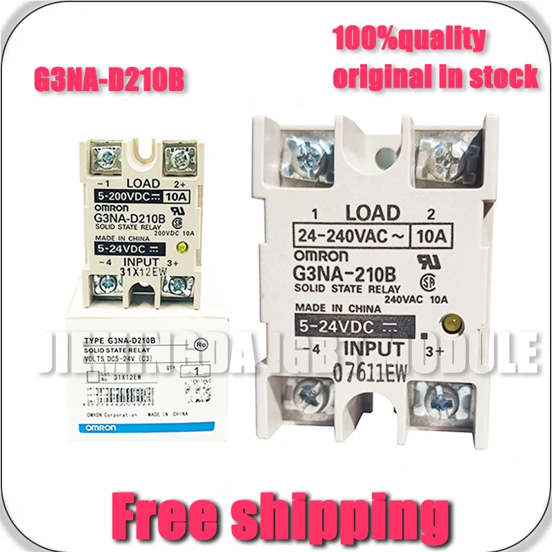 G3NA-D210B SOLID STATE RELAY 10A 24-240VAC 5-24VDC