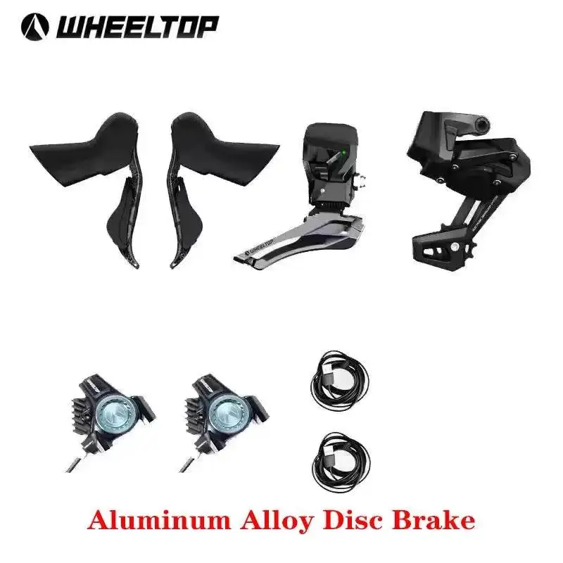 AliExpress Wheel top WHEELTOP EDS TX 6000 7100 Wireless Electronic Groupset 2x7-14 Speed Carbon Fiber Rim & Disc Brake