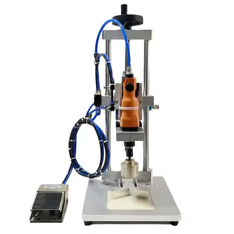 

Semi Automatic Electric Screwing Capping Sealing Packing Machine Crimping Machine For Plastic Glass Bottle Cans Jar