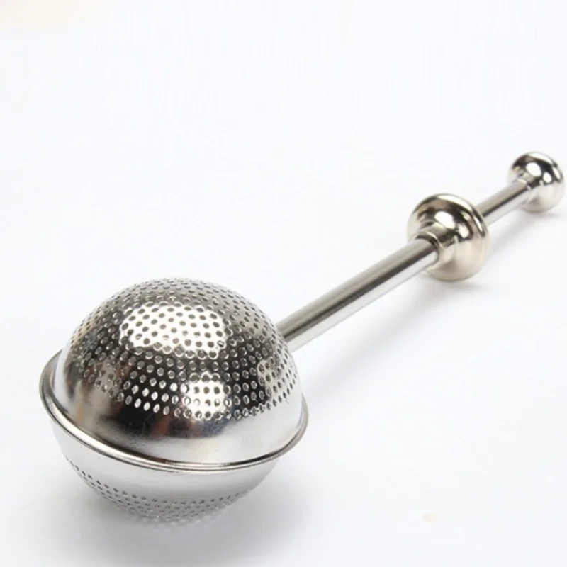 Stainless Steel Punching Large Telescopic Tea Filter 304 Tea Filter Screen Tea Maker Creative Tea Strainer Kichen Accessories