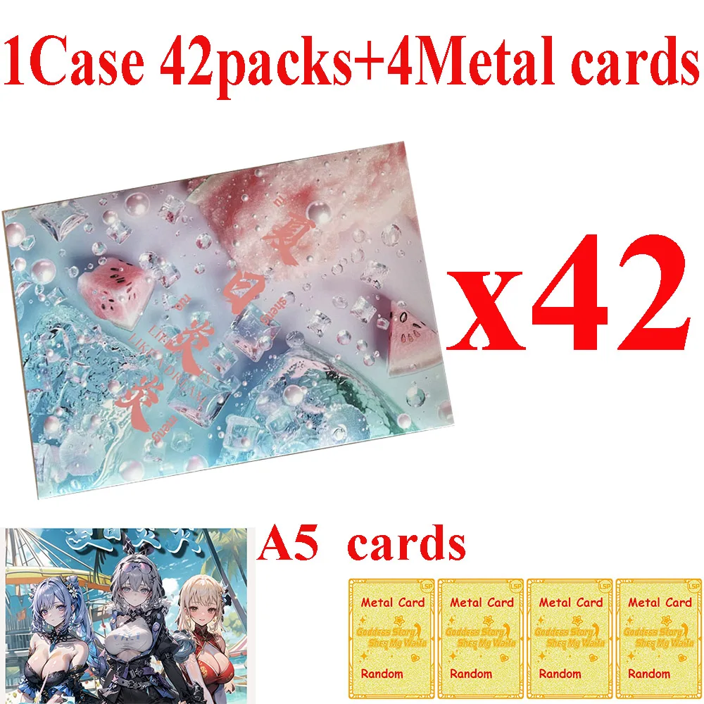 Anime Card Hobbies Store 1Case Goddess Story Collection Card Waifu Booster Box CCG ACG TCG Doujin Toys And Hobbies Gift