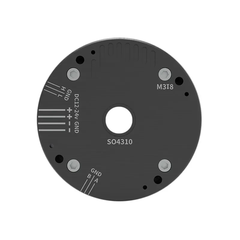 Jizhi technology so4310 small size high torque hollow motor motor can be threaded servo motor 5015
