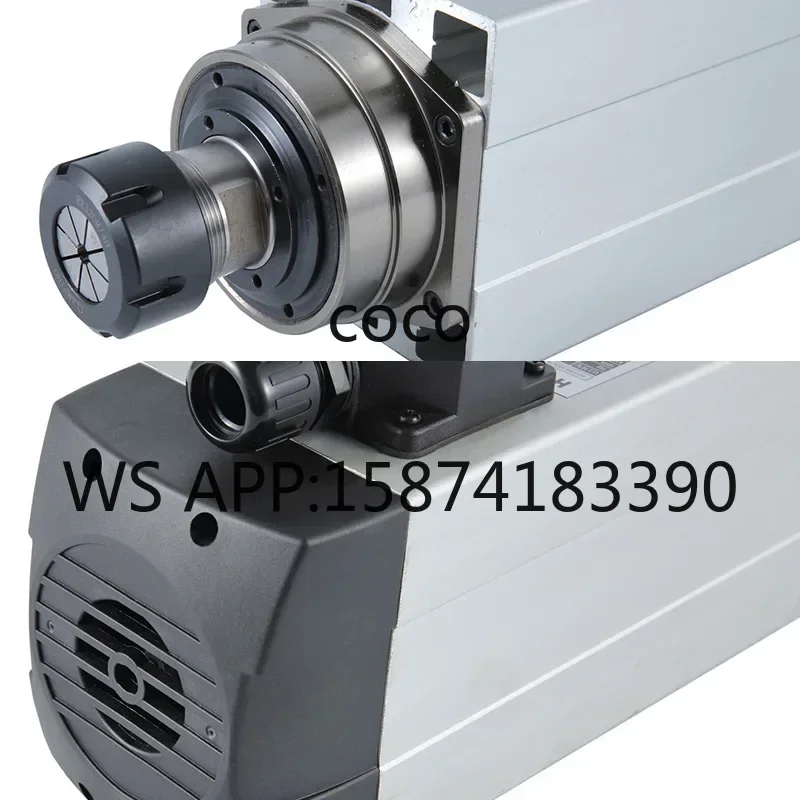 4.5KW HQD Air Cooling Spindle Motor GDF60-24Z-4.5 ER25 24000rpm 380V 9A for CNC Router