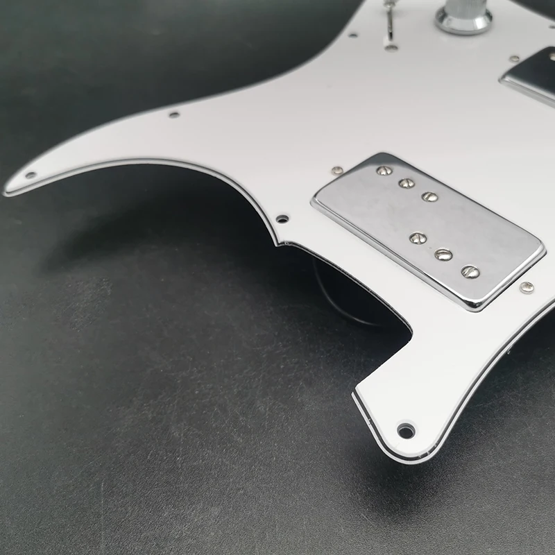 Brass HH Cover Two Humbucker Coil Spliting Pickguard Electric Guitar Pickguard LP Style Humbucker Loaded Prewired Scratchplate