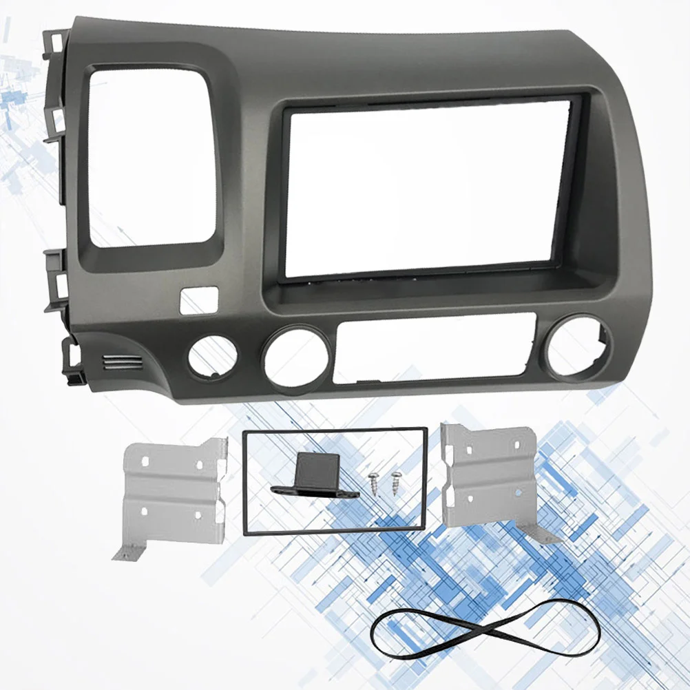 DVD GPS Surface Frame Car Stand Dash Install Mounting Accessories for Audio Double DIN Stereo Rearview Mirror