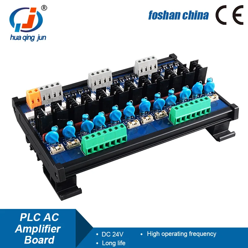 Huaqingjun papan Amplifier AC PLC 12 saluran Fuse 3A modul Thyristor sirkuit pendek isolasi Optocoupler untuk mikrokontroler