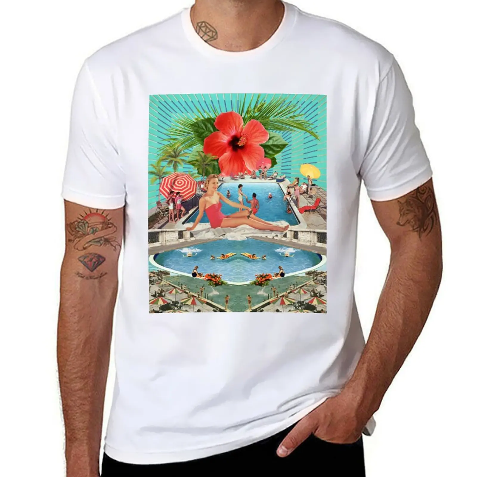 

Summer Escape T-Shirt t shirts designer man t shirt graphic t shirt men 100% cotton luxury brand T-Shirt