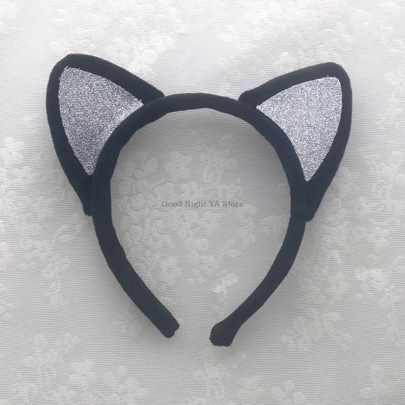 1/3/4Pcs Cats-Costume for Kids-Girls-Cat Ears Headband Tail Bowtie Cat-Tail Tutu Skirt Animal Cosplay Accessories Props