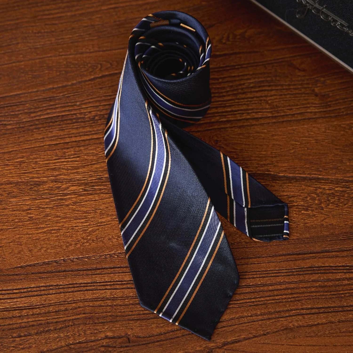 

Men's 100% Mulberry Silk Tie - 2025 Summer New Yarn-Dyed Striped 155cm Handmade Arrow Business