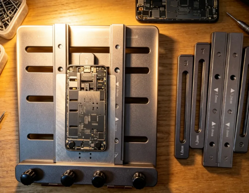 PCB Assembly Steel Mesh Positioning Jig, Compact Stencil Fast‑holding Accessory