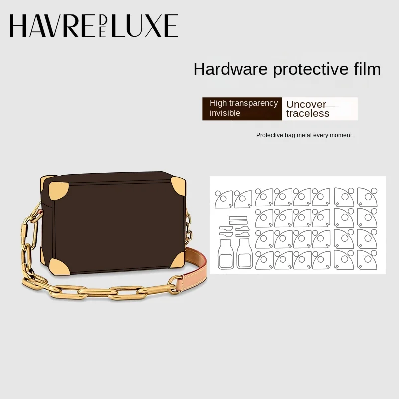 

HAVREDELUXE Metal Film For Lv Mini Soft Box Bag Mini Softtrunk Metal Protective Film