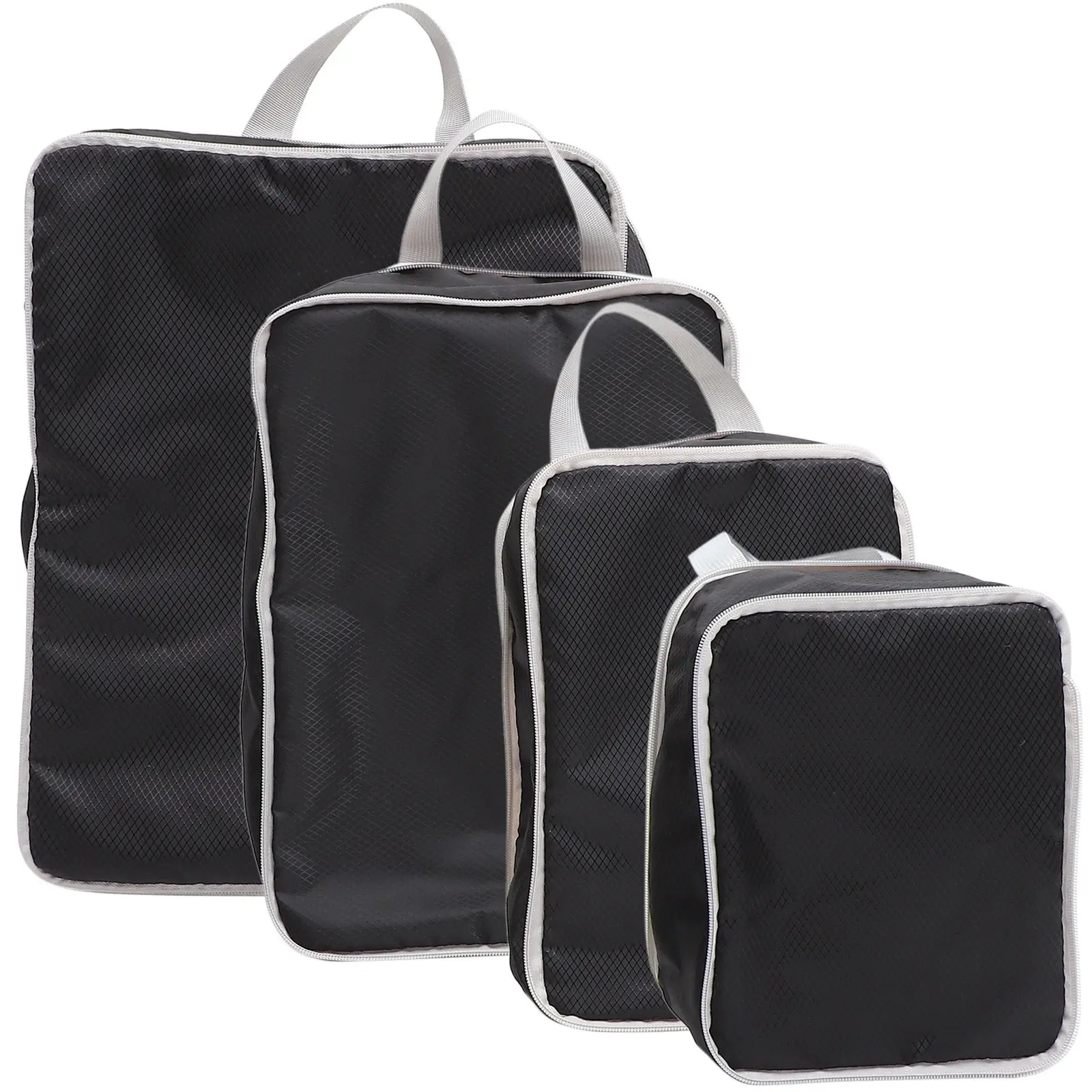4pcs Travel Packing Cubes Set – Lightweight Compression Organizer Bags for Clothes, Shoes & Toiletries