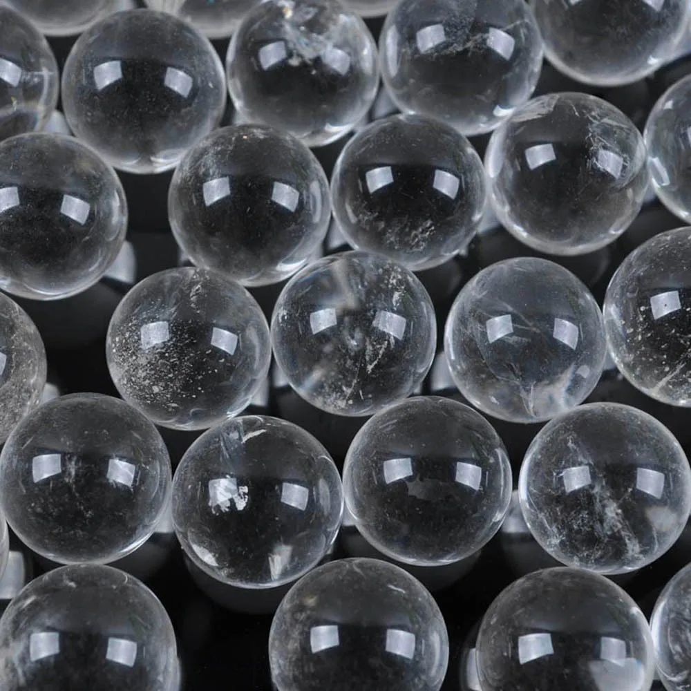 Clear Quartz Crystal Natural Round Bead GEM Pendant Jewelry S331