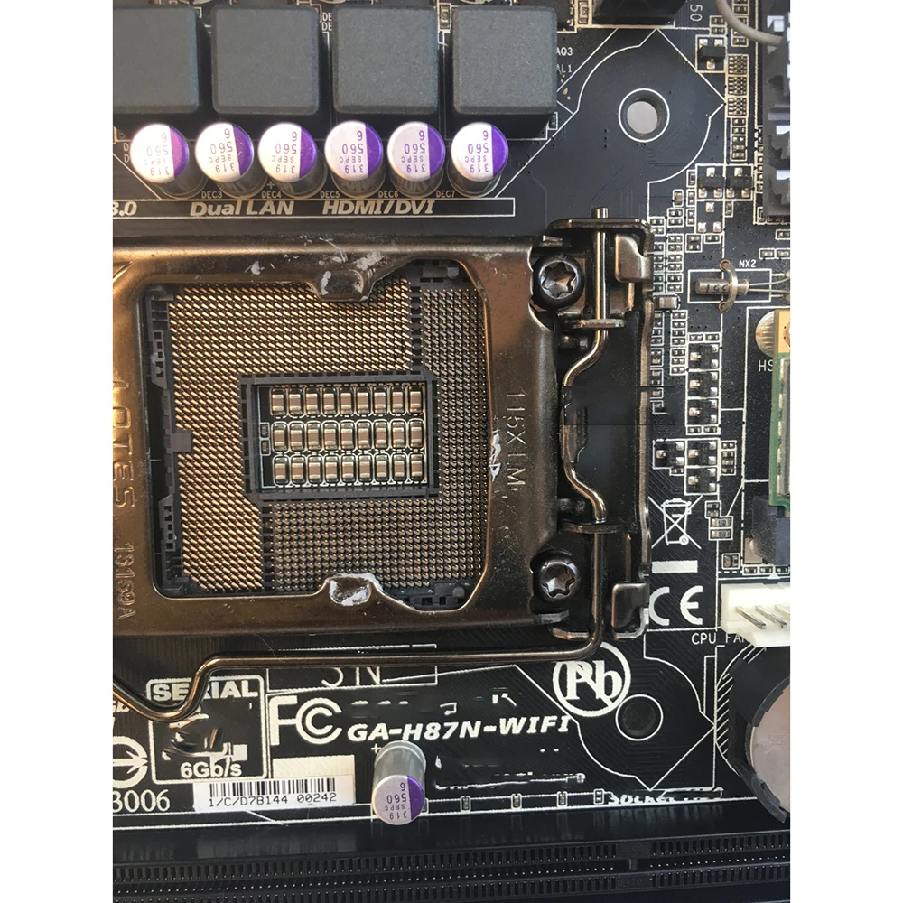 

Для материнской платы Gigabyte 1150-контактная мини-плата ITX 17*17 DDR3 GA-H87N-Wi-Fi