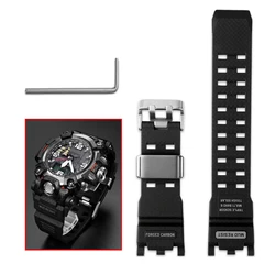 For Casio G-SHOCK the Second-generation GWG-2000 GWG2000 Modified Resin Silicone Rubber Watch Strap Men Watchband with Tools