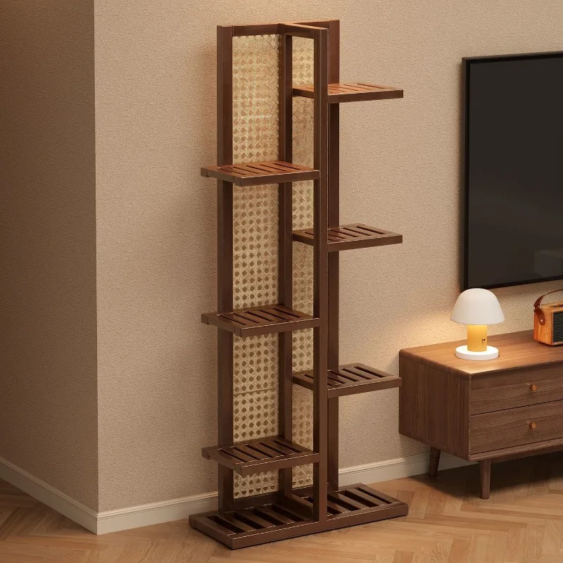 

Flower rack, living room multi-layer floor-to-ceiling against the wall, new succulent green dill flower pot rack, indoor househo