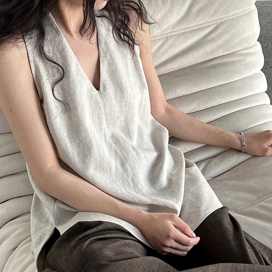 Tanks Tops Women Top V Neck Sleeveless Camis Sexy Halter Y2k Streetwear Backless Casual Loose Beach Elegant Work Summer 2026