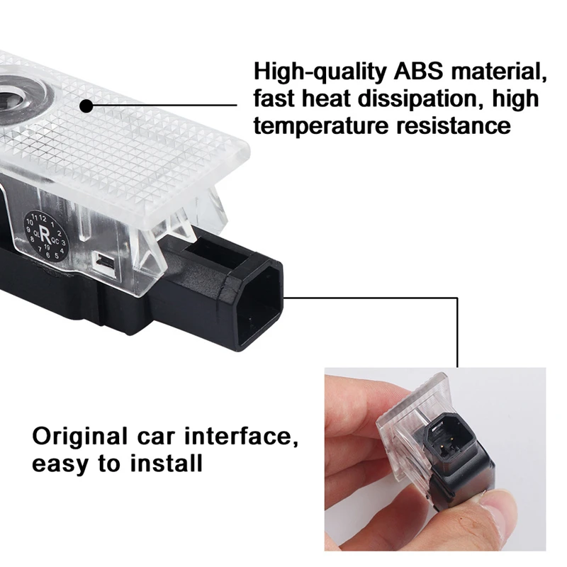 LED Ghost Cortesia Projetor de Luz, Sombra da Porta do Carro, Acessórios para Alfa Romeo Giulietta 2011 2012 2013 2014 2015 2016-2022, 2 peças