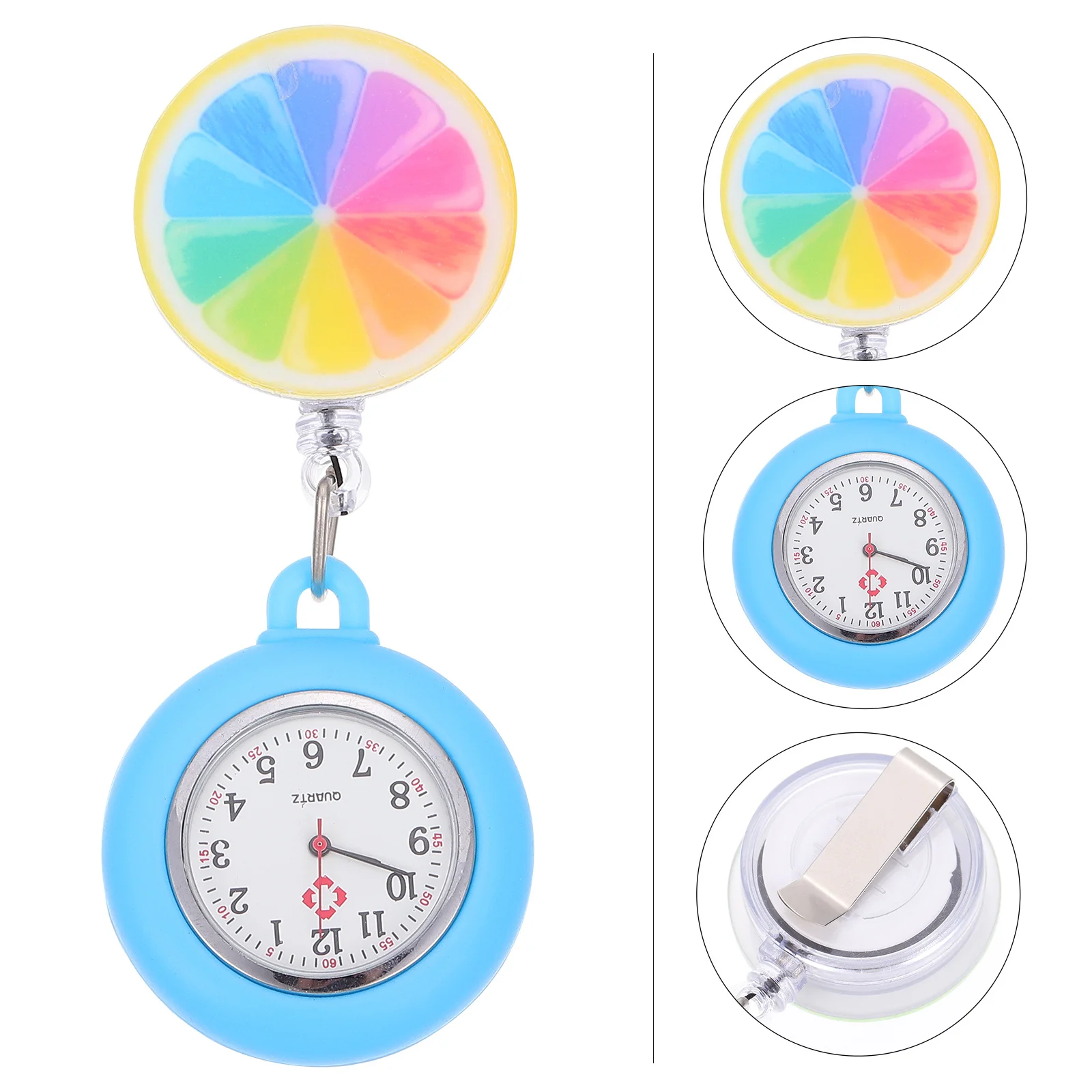 1 قطعة ساعة جيب ممرضة قابلة للسحب الإبداعية التمريض فوب ساعة للنساء دائم المألوف معلقة تلسكوبي ممرضة ساعة
