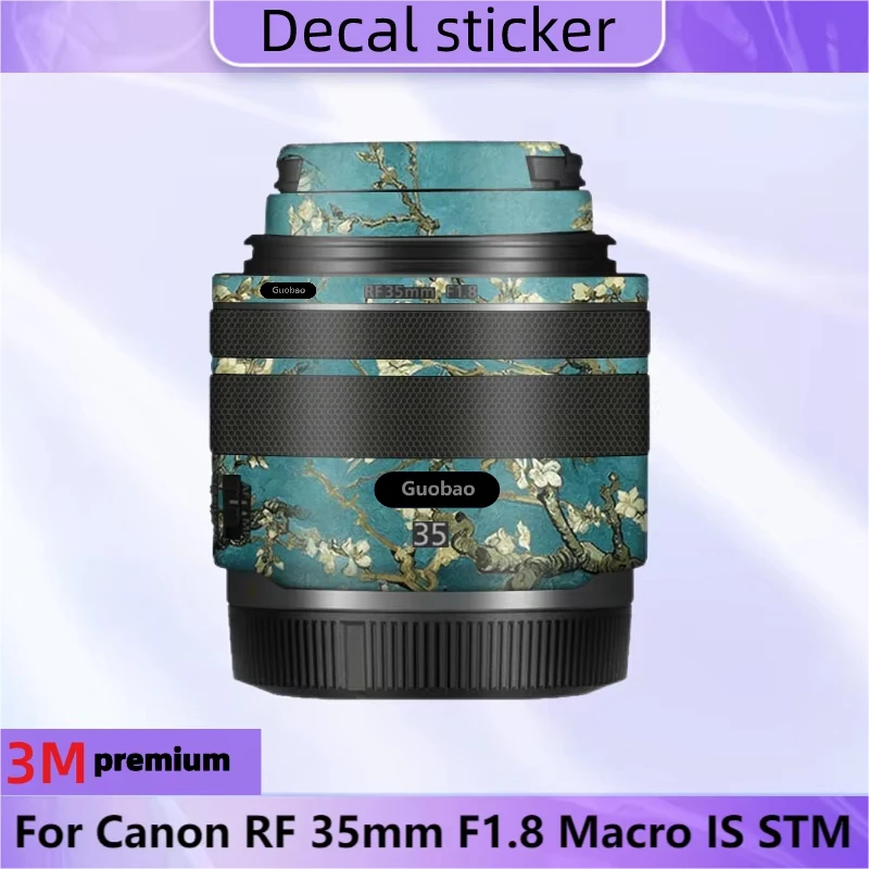 

For Canon RF 35mm F1.8 Macro IS STM Lens Sticker Protective Skin Decal Film Anti-Scratch Protector Coat RF35/1.8 F/1.8